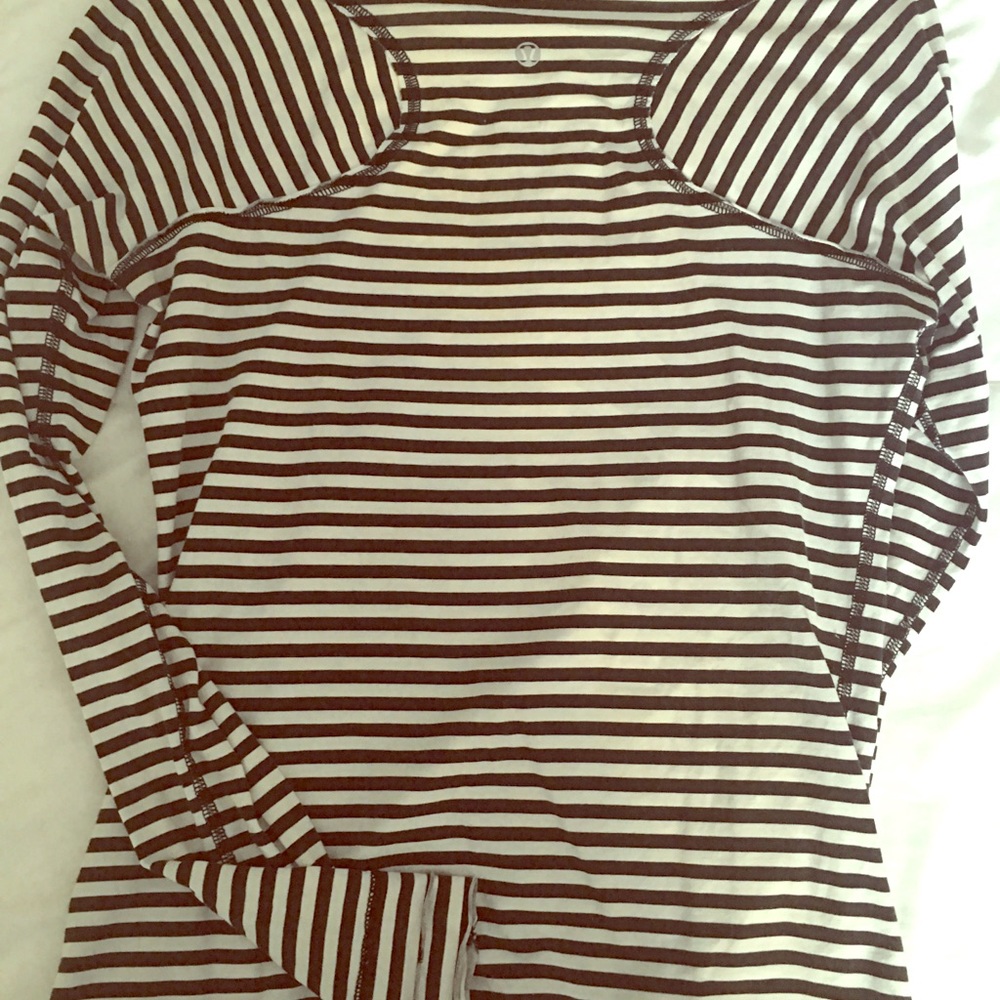 Lululemon striped long sleeve